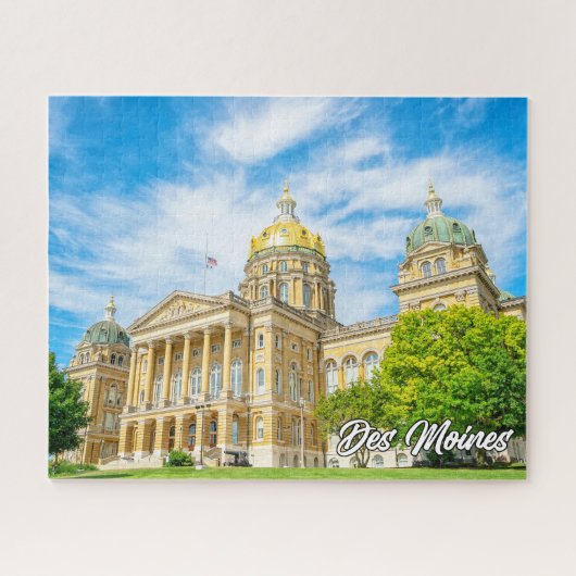 Des Moines, Iowa, Verenigde Staten Legpuzzel (Horizontaal)