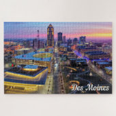 Des Moines, Iowa, Verenigde Staten Legpuzzel (Horizontaal)