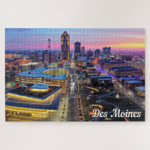 Des Moines, Iowa, Verenigde Staten Legpuzzel