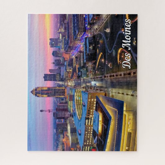 Des Moines, Iowa, Verenigde Staten Legpuzzel (Verticaal)