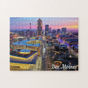 Des Moines, Iowa, Verenigde Staten Legpuzzel