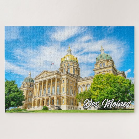 Des Moines, Iowa, Verenigde Staten Legpuzzel (Horizontaal)