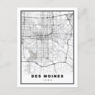 Des Moines Kaart