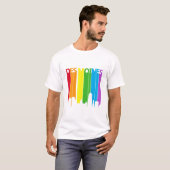 Des Moines Rainbow T-shirt (Voorkant volledig)