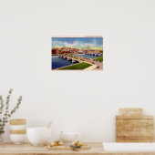Des Moines River Des Moines, Iowa Poster (Keuken)