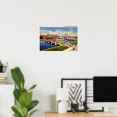 Des Moines River Des Moines, Iowa Poster (Thuiskantoor)