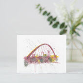 Des Moines Skyline Briefkaart (Staand voorkant)