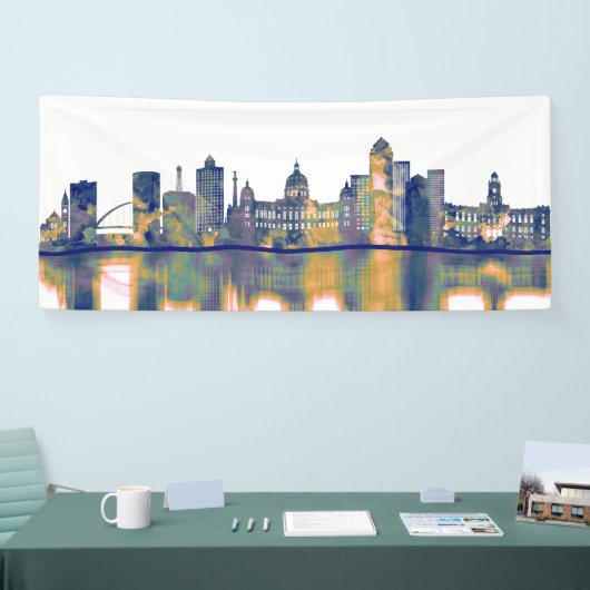 Des Moines Skyline Spandoek (Beurs)