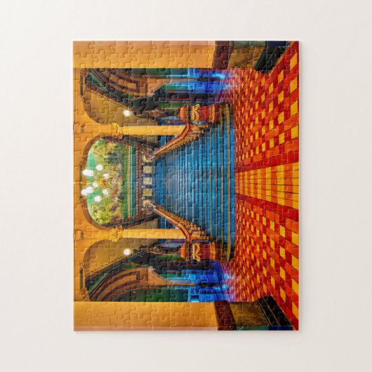 Des Moines State Capitol. Legpuzzel (Verticaal)