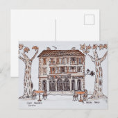 des platens, Place Paoli | Ile Rousse, Corsica Briefkaart (Voorkant / Achterkant)