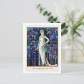 Des robes dans la nuit: door Barbier Briefkaart (Staand voorkant)