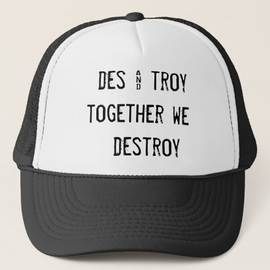 des troySamen vernietigen Trucker Pet (Voorkant)