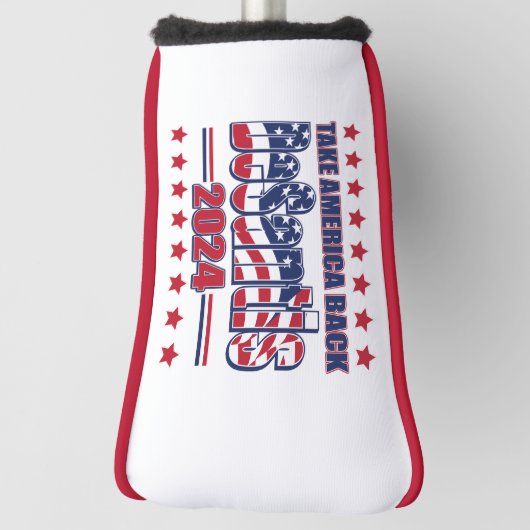 DeSantis 2024 - Amerika terugnemen Golfheadcover (Draai 90)