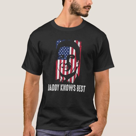 DeSantis 2024 Dad Knows Best Ron DeSantis 2024 T-shirt (Voorkant)