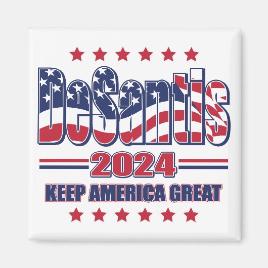 DeSantis-2024-Keep-America-Great Magneet (Voorkant)