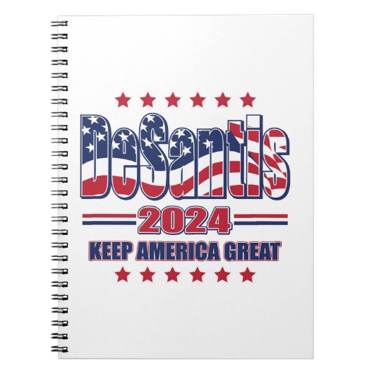 DeSantis-2024-Keep-America-Great Notitieboek (Voorkant)