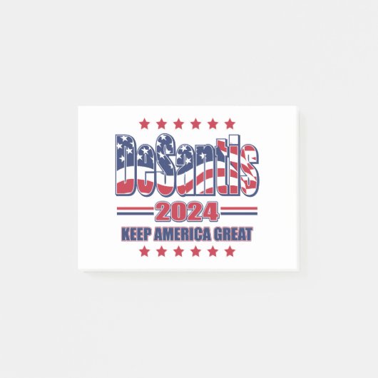 DeSantis-2024-Keep-America-Great Post-it® Notes (Voorkant)