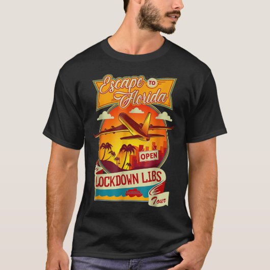 Desantis 2024 Maak Amerika Florida T-shirt (Voorkant)