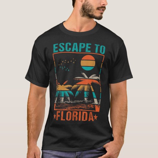 Desantis 2024 Maak Amerika Florida T-shirt (Voorkant)