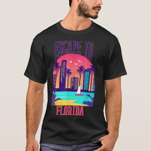 Desantis 2024 Maak Amerika Florida T-shirt (Voorkant)
