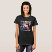 Desantis 2024 Make America Florida Flag Election R T-shirt (Voorkant volledig)