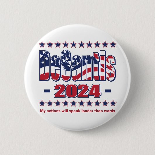 DeSantis-2024 Ronde Button 5,7 Cm (Voorkant)