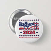 DeSantis-2024 Ronde Button 5,7 Cm (Voorkant /achterkant)