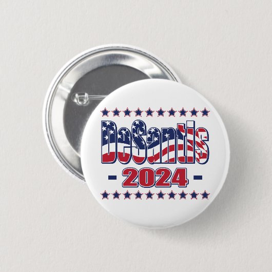 DeSantis-2024- Ronde Button 5,7 Cm (Voorkant /achterkant)