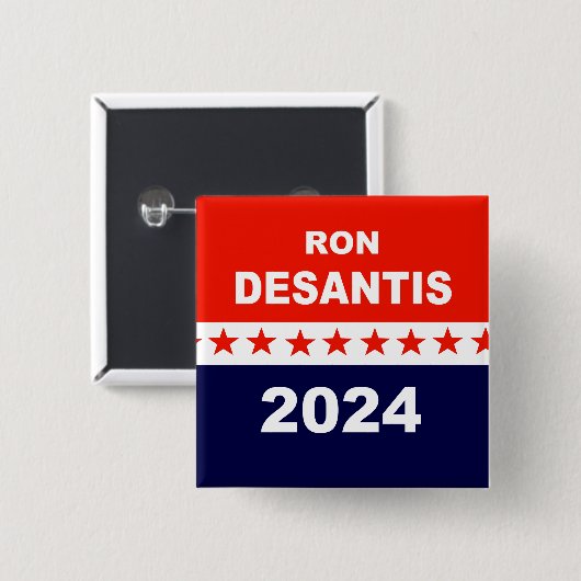 DeSantis 2024 Vierkante Button 5,1 Cm (Voorkant /achterkant)