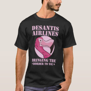 Desantis Airline brengt de grens naar je Martha T-shirt