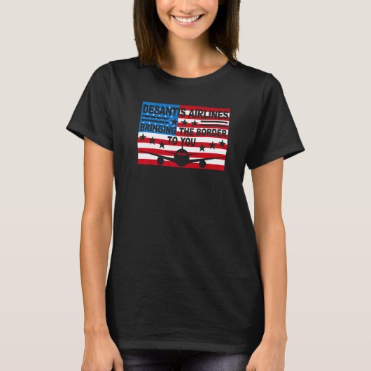 DeSantis Airlines 9 T-shirt (Voorkant)