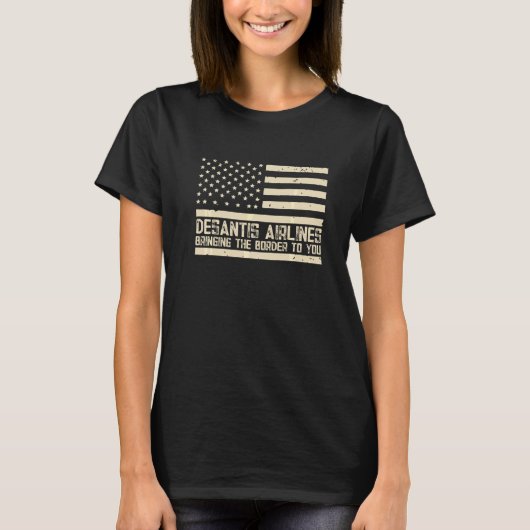 DeSantis Airlines Blauw 2 T-shirt (Voorkant)