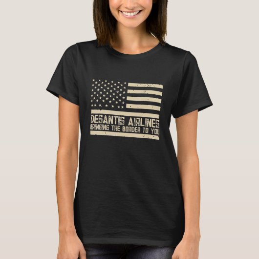 DeSantis Airlines Blue_2 T-shirt (Voorkant)