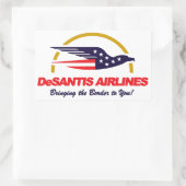 DeSantis Airlines brengt de grens naar je Recta Rechthoekige Sticker (Tas)