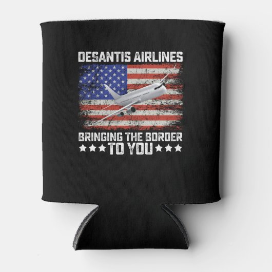 Desantis Airlines brengt de grens naar jou Blikjeskoeler (Voorkant)