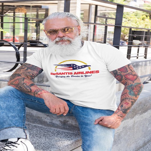 DeSantis Airlines brengt de grens naar u T-shirt