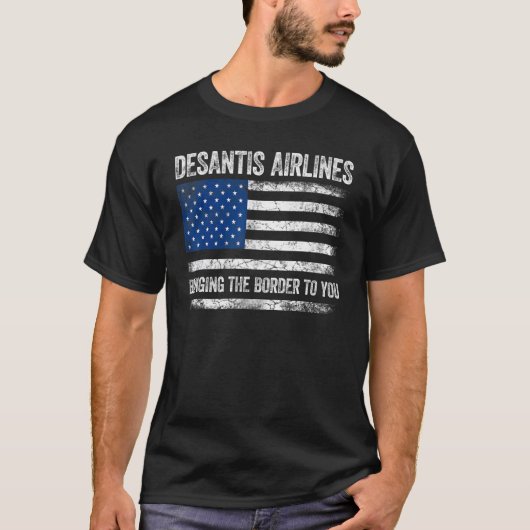 DeSantis Airlines Florida USA DeSantis Airlines T-shirt (Voorkant)