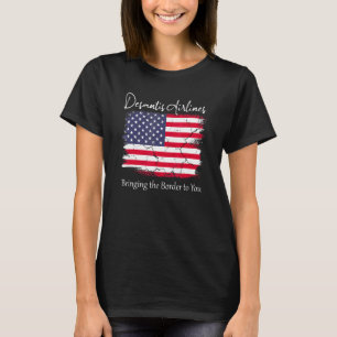 DeSantis Airlines-politiek thema Ron DeSantis Usa T-shirt
