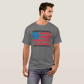 Desantis Airlines T-SHIRT Funny Retro  Desantis (Voorkant volledig)