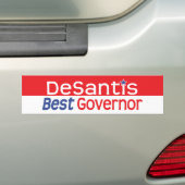 DeSantis Best Governor Bumpersticker (Op auto)