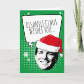 DeSantis Claus wenst u een prettige kerstkaart Kaart (Voorkant)