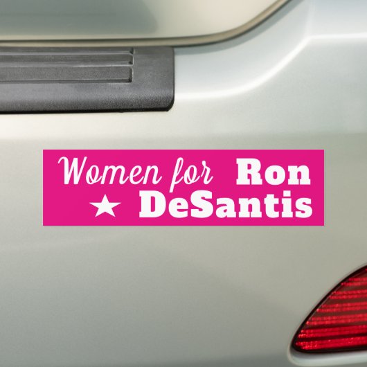 DeSantis - Gouverneur van Florida Vrouwen voor Ron Bumpersticker (Op auto)