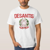 Desantis Italiaanse achternaam T-shirt (Voorkant)