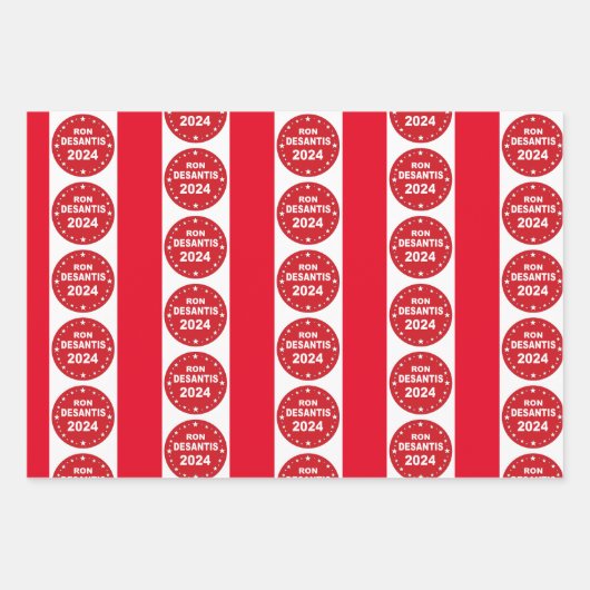 Desantis President 2024 Inpakpapier Vel (Voorkant 2)