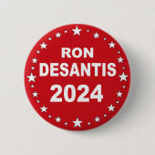 Desantis President 2024 Ronde Button 5,7 Cm (Voorkant)