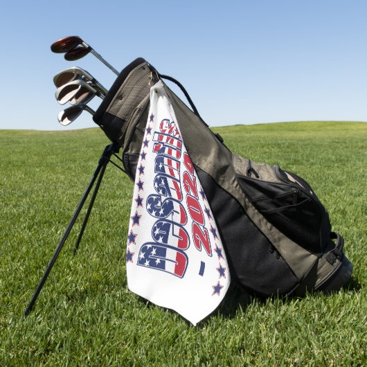 DeSantis voor President 2024 Golfhanddoek (Groen)