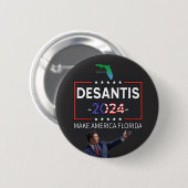 DeSantis voor President 2024 Ronde Button 5,7 Cm (Voorkant /achterkant)