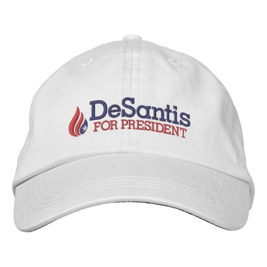 DeSantis voor President Geborduurde Pet (Voorkant)