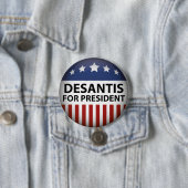 DeSantis voor President Ronde Button 7,6 Cm (In situ)