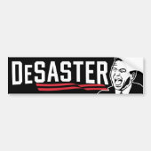 DeSaster Ron DeSantis lacht ramp Anti-DeSantis Bumpersticker (Voorkant)